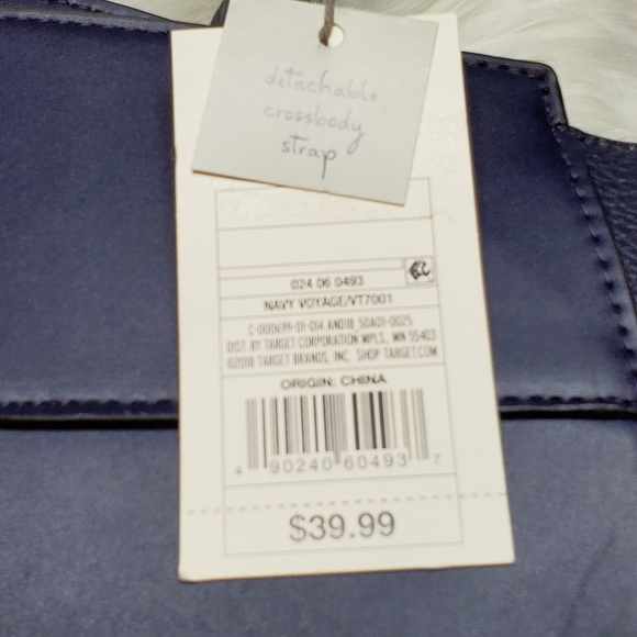 Navy Voyage Purse by a new day. - Picture 4 of 8